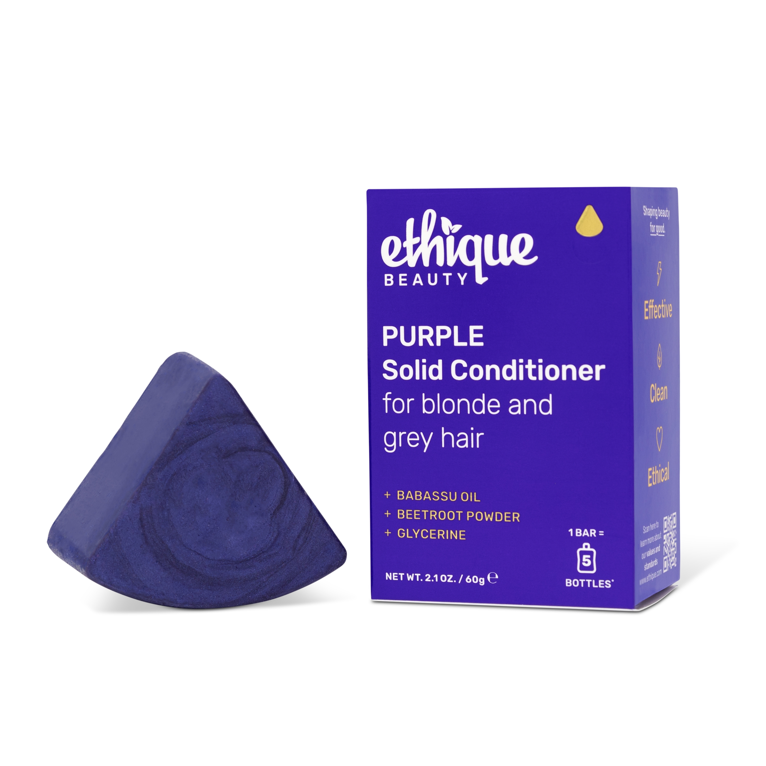 ETHIQUE BEAUTY Purple Solid Conditioner Bar