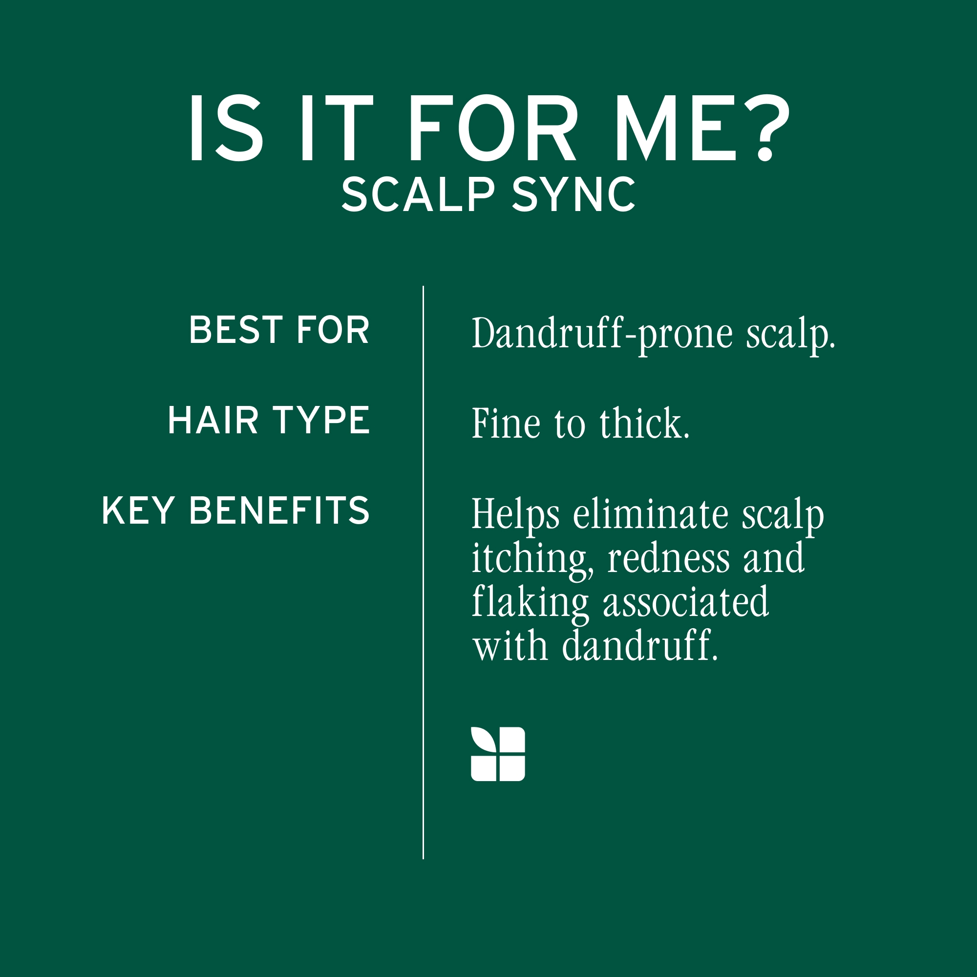 BIOLAGE Scalp Sync Anti-Dandruff Shampoo for Dandruff-Prone Scalp