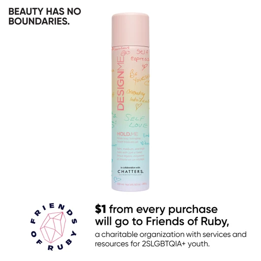 DESIGNME X CHATTERS Hold.Me Three-Way Hairspray