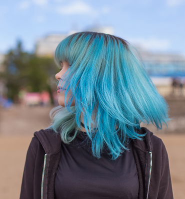 coloured hair spray