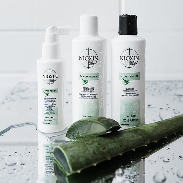 Irritated scalp relief Nioxin