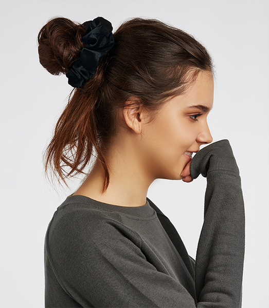 Satin Scrunchie for Overnight Hair