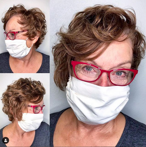 short curly hairstyle