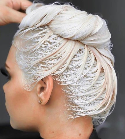 blonde hair