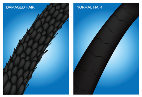 keratin shampoo damage vs normal